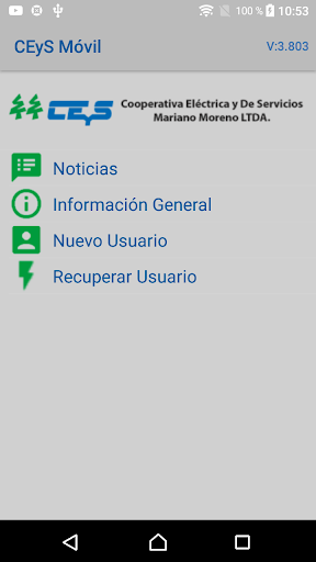 CEyS Móvil Screen 2