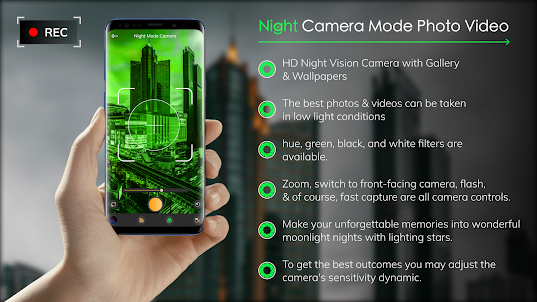 Night Camera Mode: Photo Video