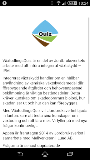 VäxtodlingsQuiz Screen 2