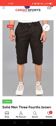 Android application Cargo Sports screenshort