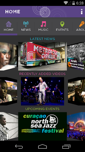 Android application Metropole Orkest screenshort