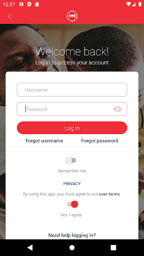 Android application MMServicing screenshort