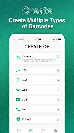 Screenshot of QR code scanner&Reader