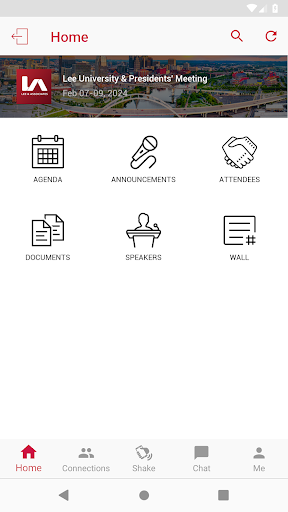 Lee Events Screen 3