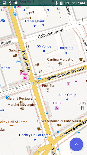 Toronto Offline Map Screen 3