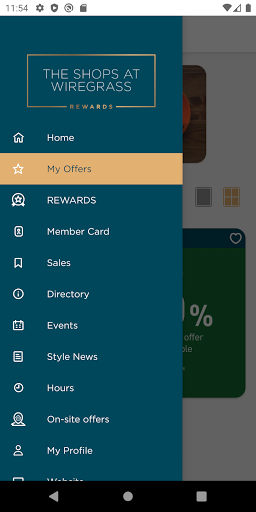 Android application Wiregrass Rewards screenshort