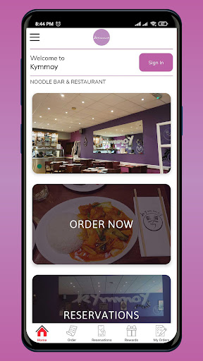 Android application Kymmoy screenshort