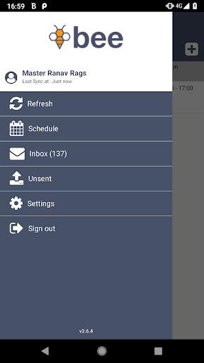 Android application Bee screenshort