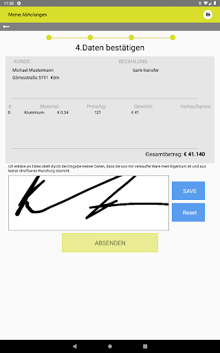 ScrapBees Fahrer App