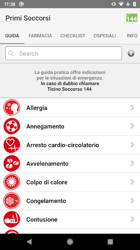 Primi Soccorsi Screen 2