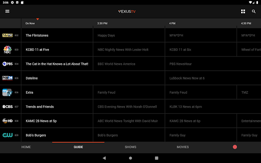 Screenshot of Vexus TV