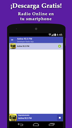 Radio Activa 92.5 FM - Radio O Screen 2