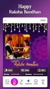 Raksha Bandhan Photo Frame 1.6 APK + Mod (Unlimited money) إلى عن على ذكري المظهر