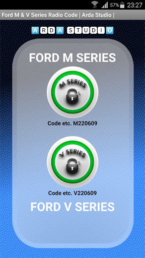 Ford M V Series Radio Code Generator Pro