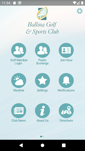 Android application Ballina Golf & Sports Club screenshort