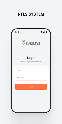 Android application Evresys App screenshort