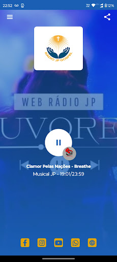 Android application Rádio JP Gospel screenshort