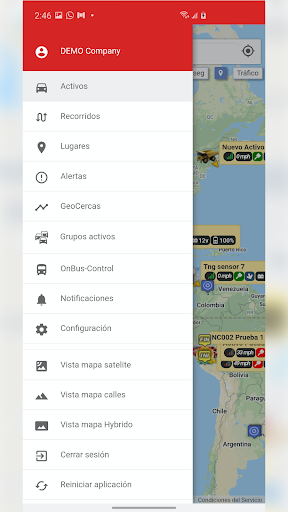 Alarmex GPS Screen 2