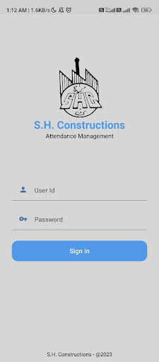 SH Constructions - Attendance Screen 2