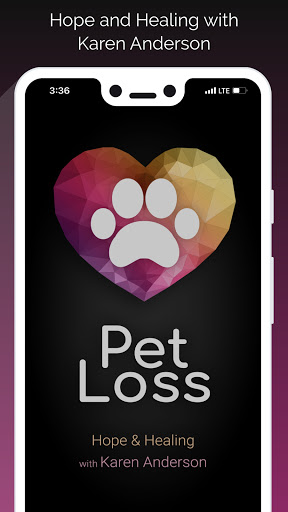 Android application Pet Loss Hope & Healing screenshort