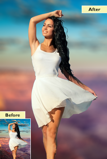 DSLR Camera : Auto Blur Effect Screen 3