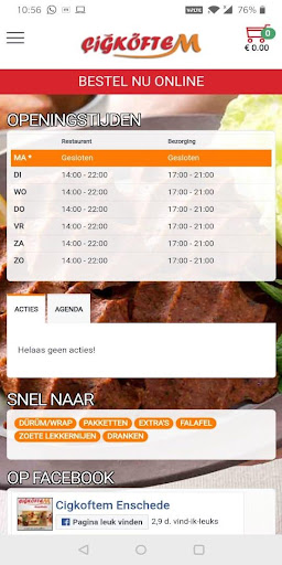 Android application Cigkoftem Enschede screenshort