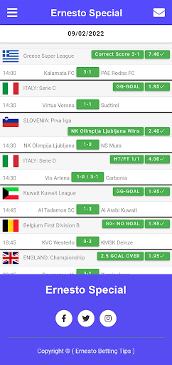 Ernesto Special Betting Tips