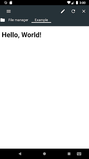 Screenshot of Html Editor