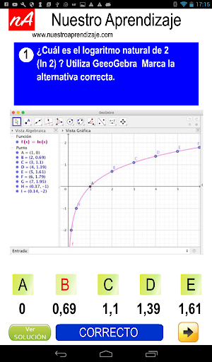 GeoGebra para graficar funció Screen 3
