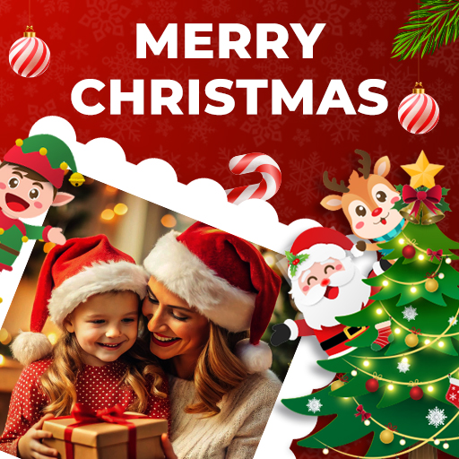 Kerst Fotolijsten Editor Frame
