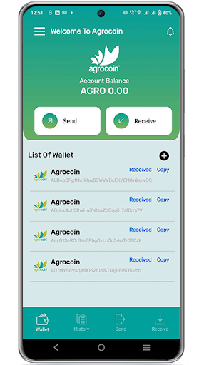 Agrocoin Screen 3
