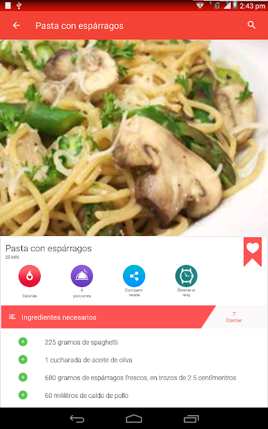 Captura de Pantalla 12 15 minutos recetas android