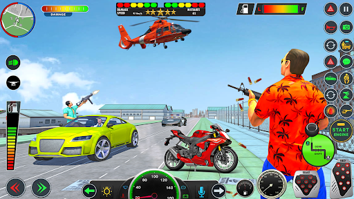 Android application Gangster Crime City Offline screenshort