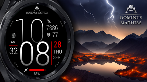 Android application DM | 038 Digital Watch Face screenshort