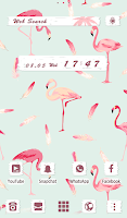 Cute Wallpaper Flamingos Theme