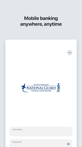 Android application SC National Guard FCU screenshort