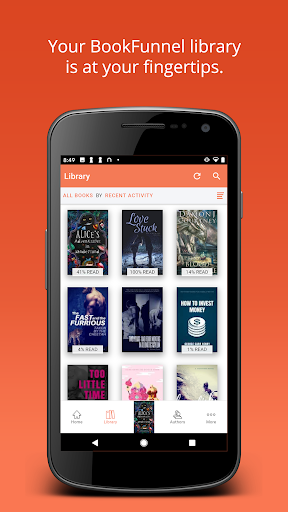 Android application BookFunnel screenshort
