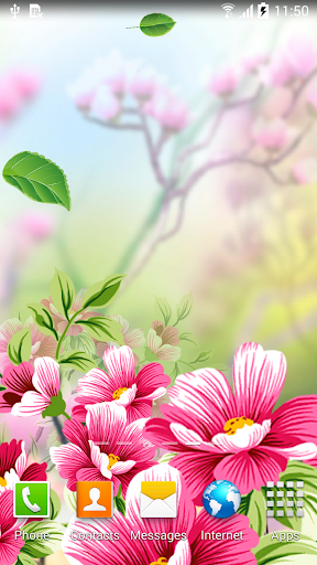 Android application Flowers Wallpaper screenshort