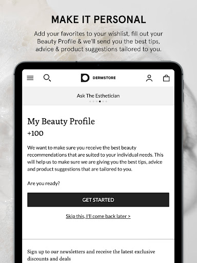 Screenshot of Dermstore: Shop Pro Skin Care