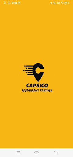 Android application Capsico - Restaurant Partner screenshort