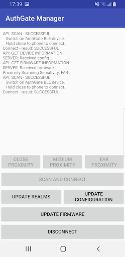 AuthGate TAD Manager Screen 2
