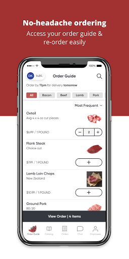 Android application IRP Meat and Seafood Co. screenshort