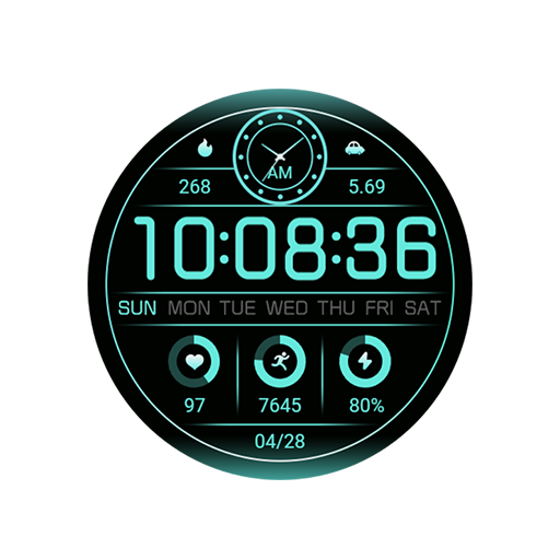 Gradient Green For Wear OS