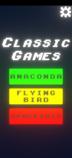 Android application Classic Games 3 In 1 screenshort