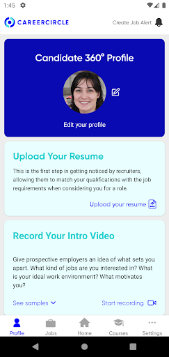 Screenshot of CareerCircle-Job Search & More