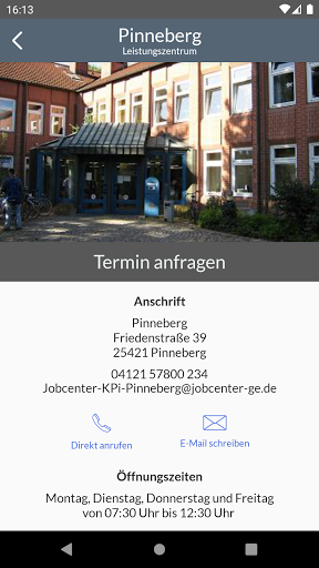 Jobcenter Kreis Pinneberg Screen 3
