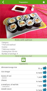 Sushi and roll recipes