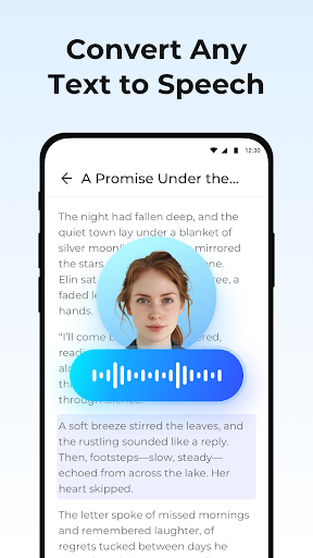 Screenshot of Text to Speech - AI Reader
