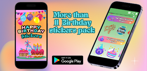 Android application happy birthday stickers screenshort