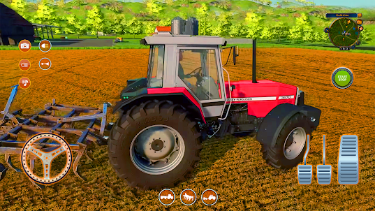 simulación agrícola con carro